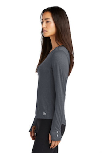 ogio endurance ladies long sleeve pulse crew
